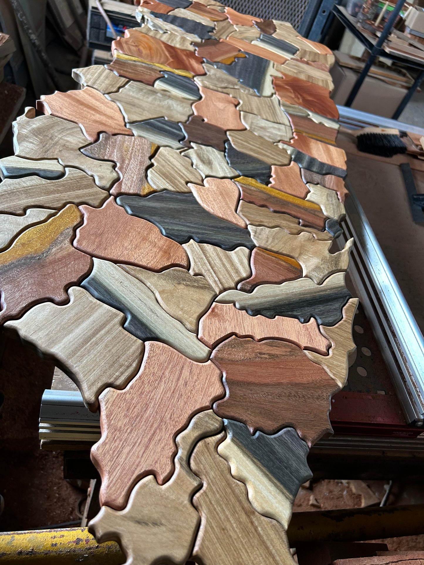 ❗️Rifa❗️: Mapa PR 3’ ft en 5 maderas nativas