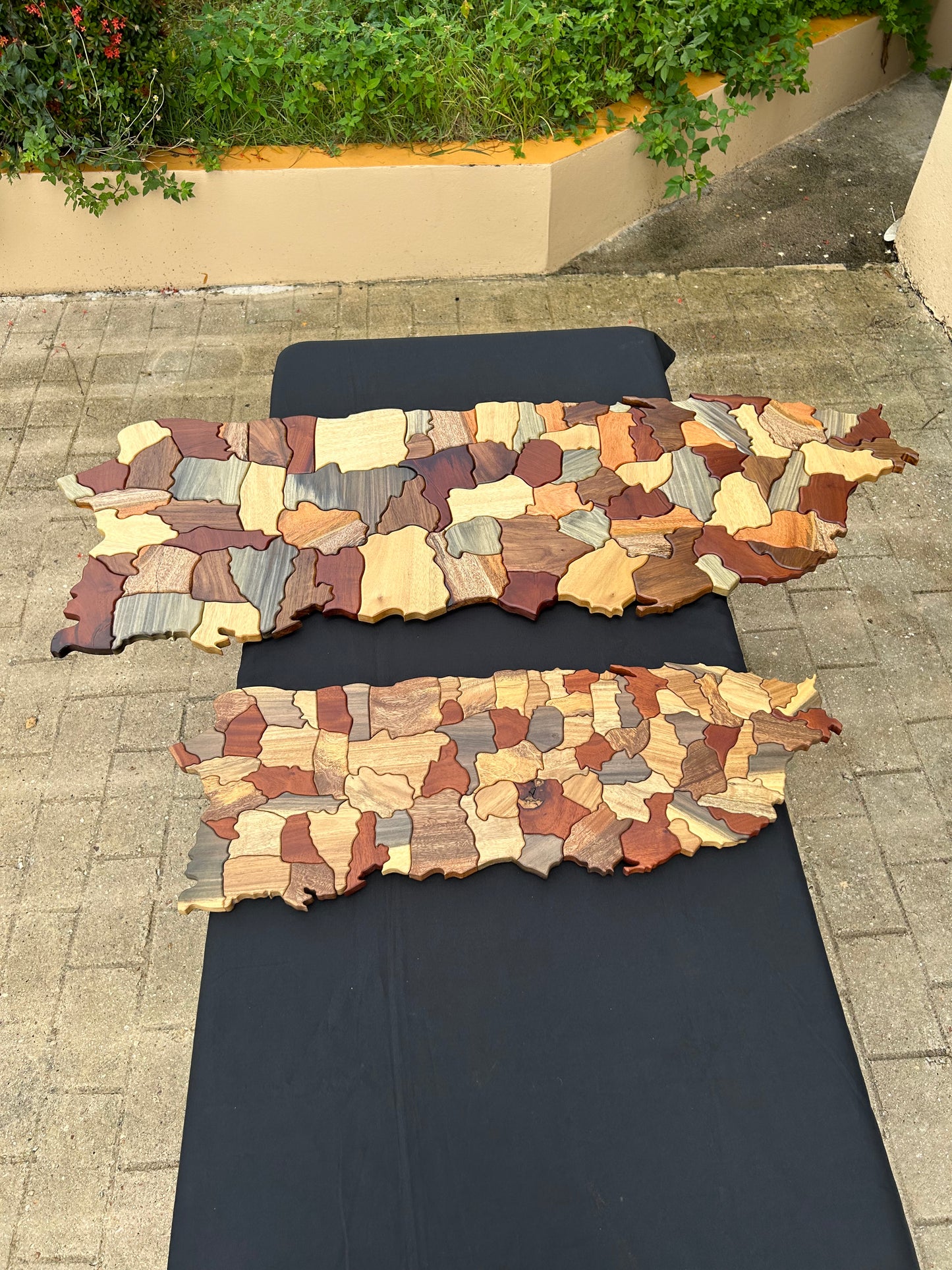 ❗️Rifa❗️: Mapa PR 3’ ft en 5 maderas nativas